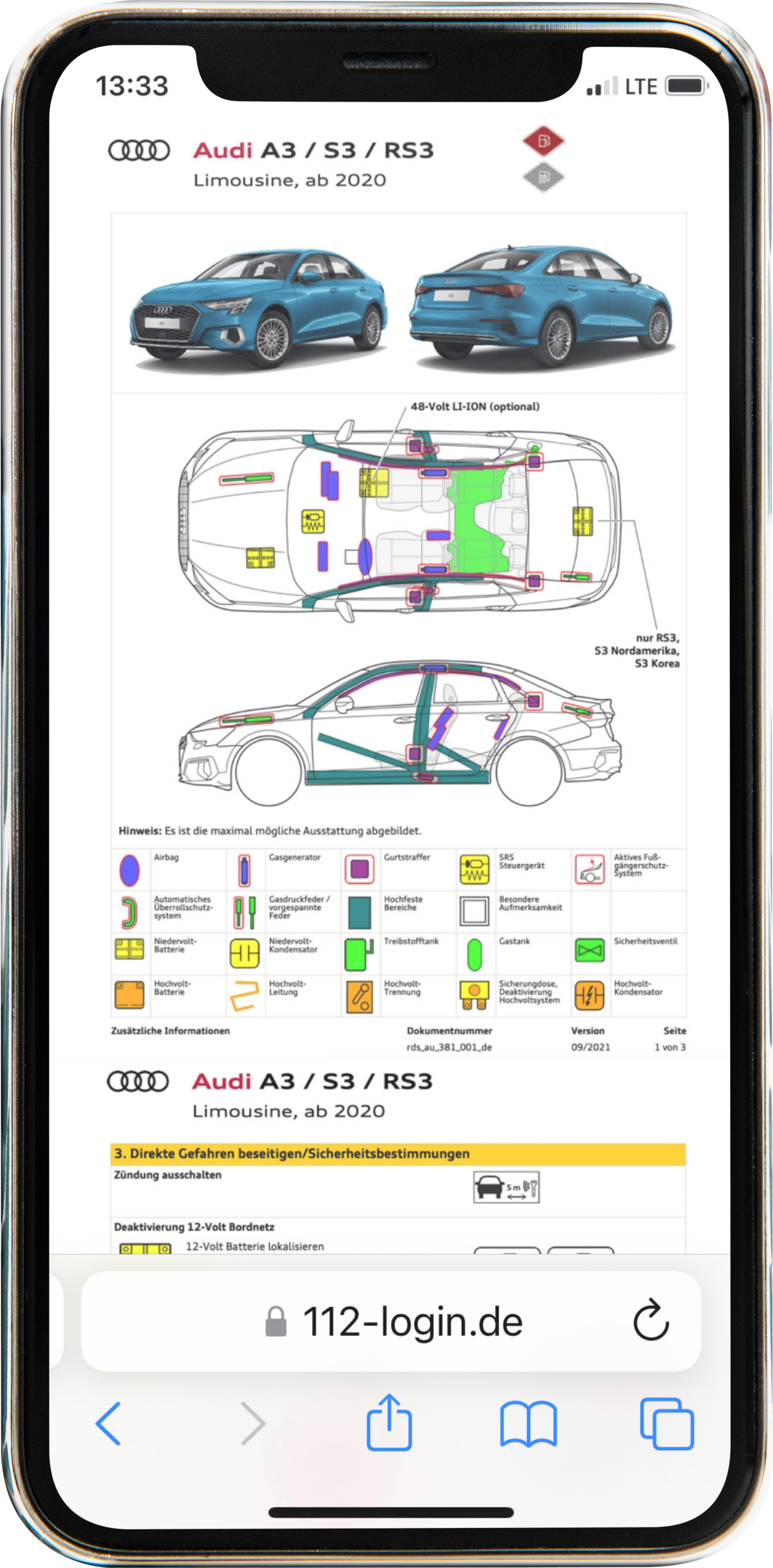 Mobilianz Special: SAFETY-e digitale Rettungskarte im persönlichen Anschreiben